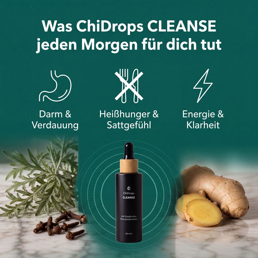 Was CLEANSE jeden Morgen tut